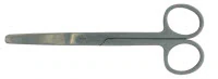 BR Surgical Curved Operating Scissors, 5" Stainless Steel, Non-Sterile, Reusable, Each