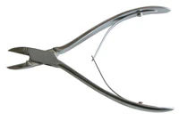 Nail Nipper, Straight, Stainless Steel, 4"