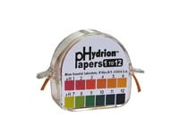 Hydrion pH Test Paper, 1-12 Range, 10 Strips per Carton
