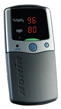 Nonin Medical PalmSAT 2500 Handheld Pulse Oximeter, Pediatric, 4 AA Battery, Each