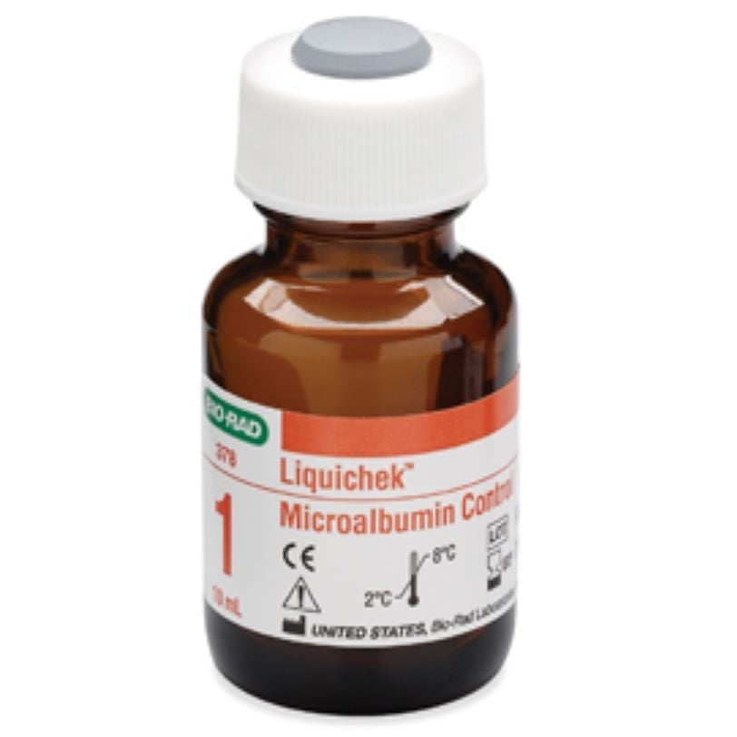 Liquichek Microalbumin Control Level I, 10mL, 12/Box, 01KEZKNKKYVRD9Q998DHVSXASR