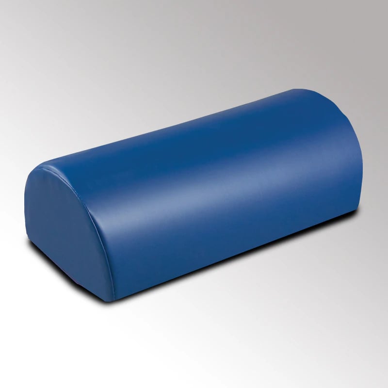 Clinton Industries Positioning Pillow Half Round, Vinyl Cover, 18" x 8" x 86"