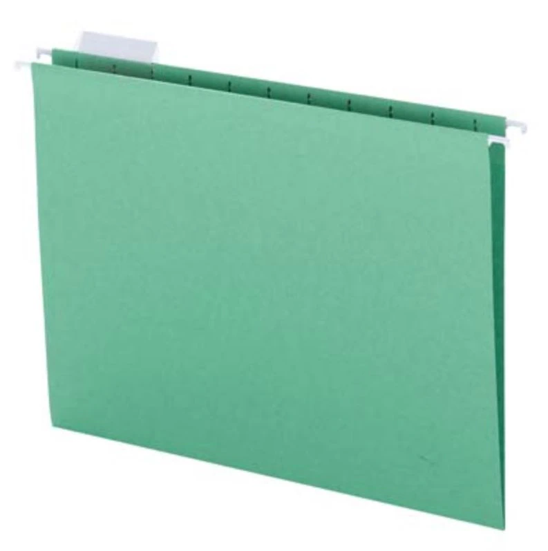 Smead Hanging Folder, Letter Size (8-1/2 x 11"), Bright Green, 25 per Box