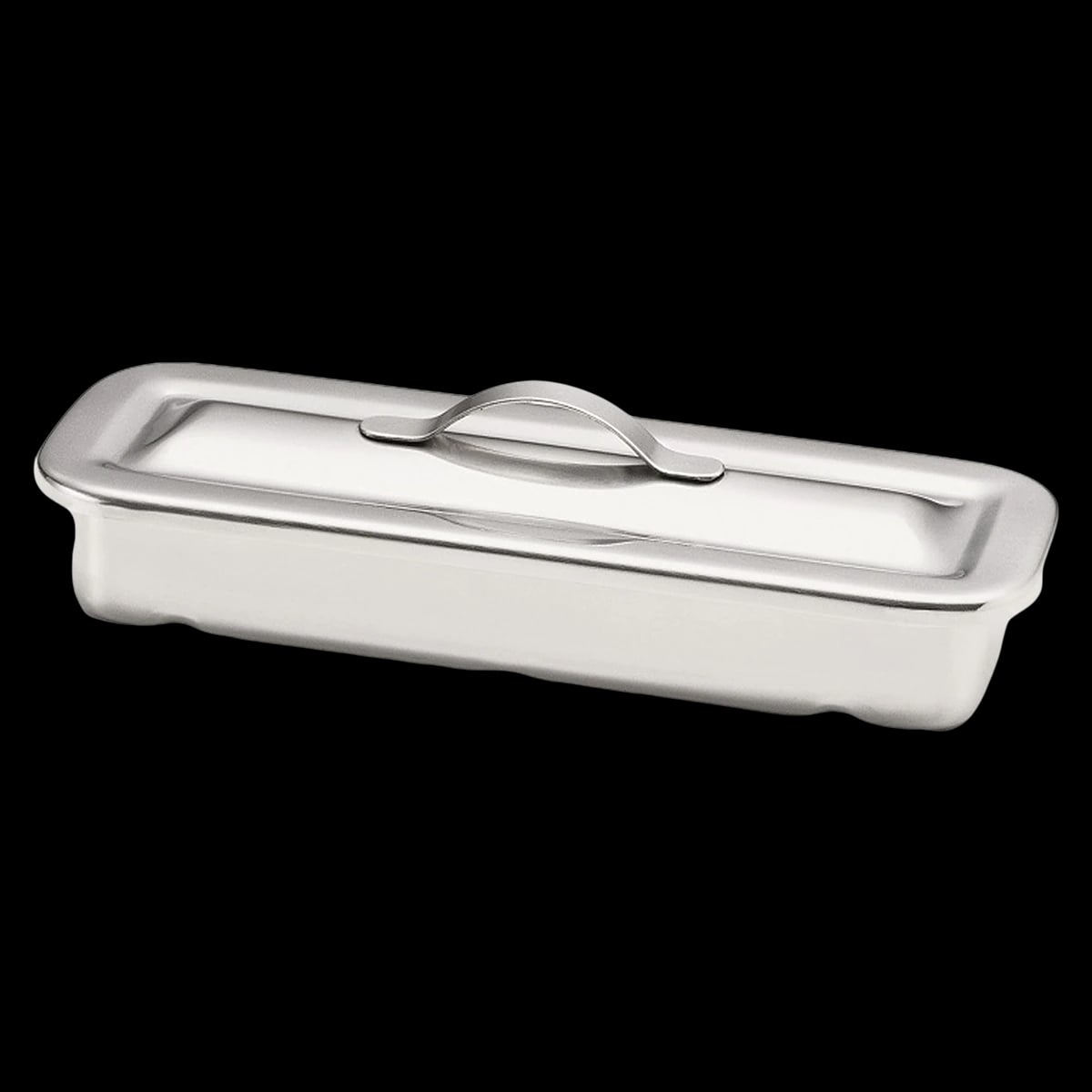 Dukal Instrument Tray, Stainless Steel, 8x3x1-1/2", 6/Case