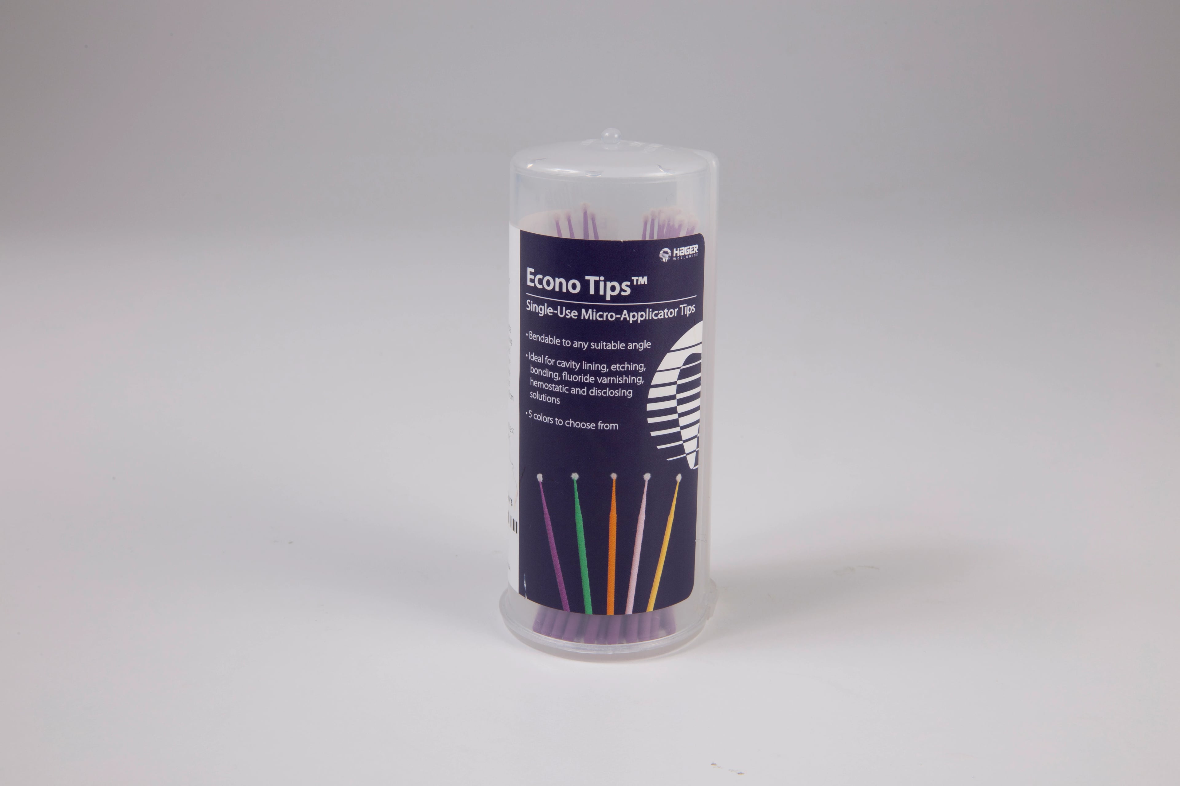 Econo-Tips Disposable Micro-Applicators, Fine, Purple, 100/Pkg, 605153