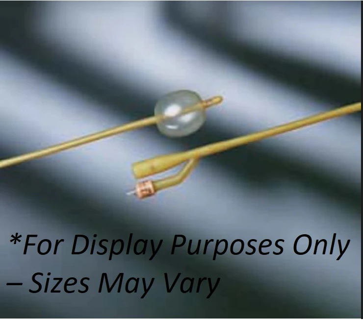 Bard Lubri-Sil 2-Way Foley Catheter, Open Council Tip, Silicone Coated, 16Fr, 5cc Balloon