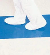 Fisher Scientific Tacky Mat Adhesive Mat for Hard Surfaces, Polyethylene, Blue, 18" x 36", 4/Case