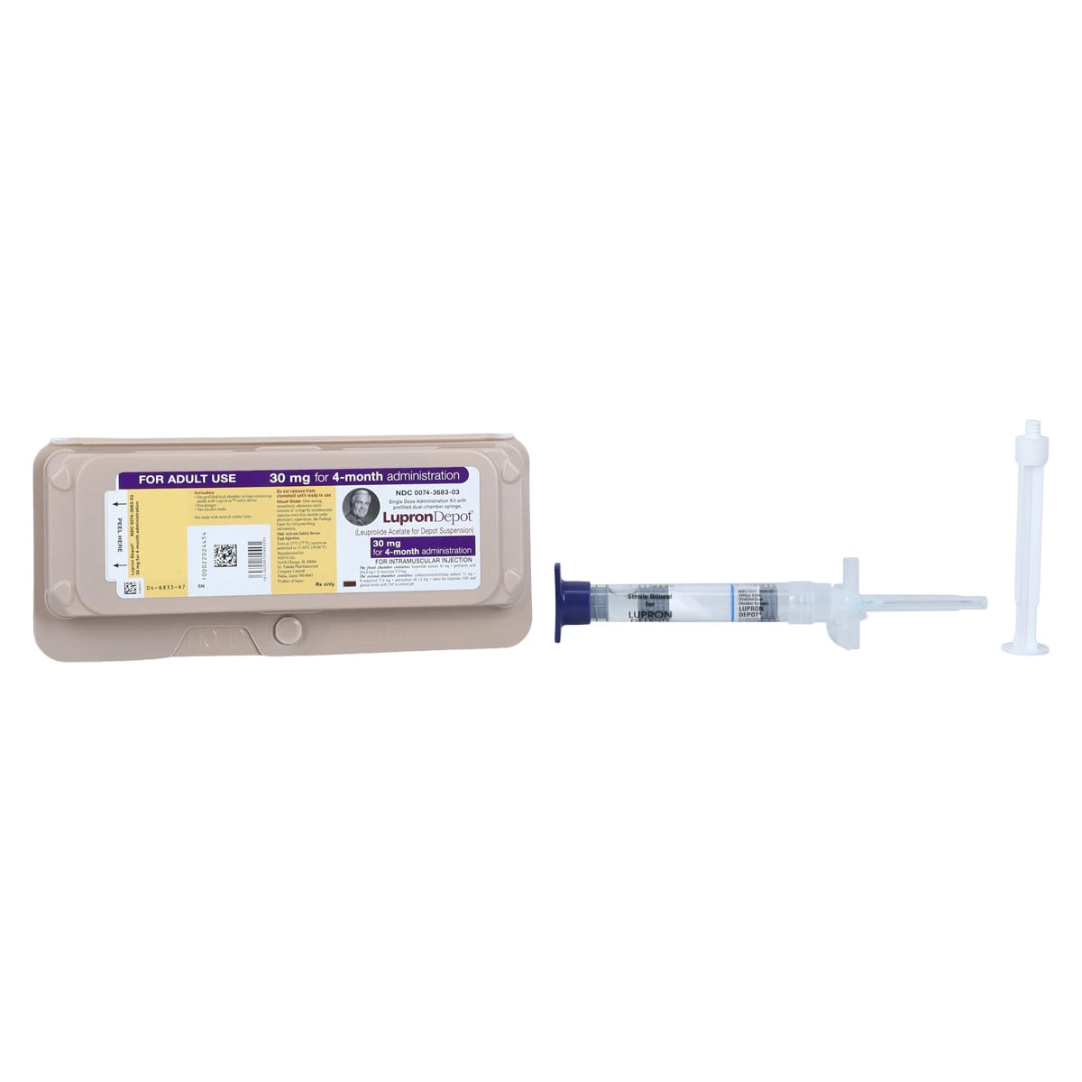 Lupron Depot 4-Month Injection 30mg Kit (Leuprolide Acetate for Depot Suspension)