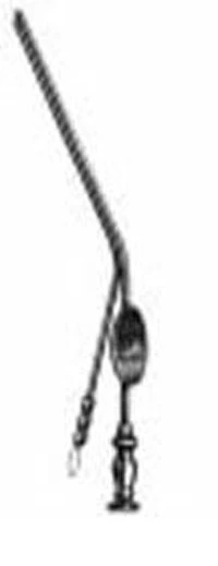 William-House Suction Irrigation Tube, 4x5 Fr, Stainless Steel, Each
