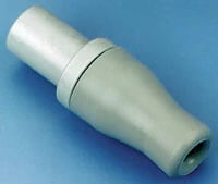 Bull Frog Saliva Ejector to HVE Valve Adapter, Autoclavable, Aluminum, 1/Pkg, B11128