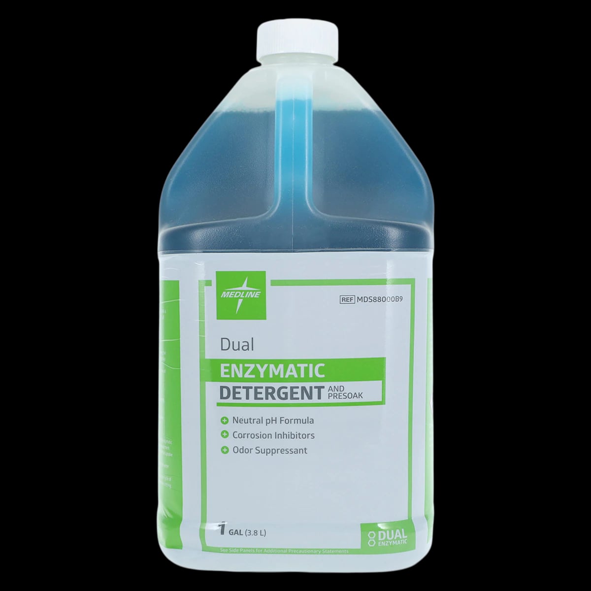 Medline Enzymatic Presoak Detergent, 1 Gallon, 4/Case