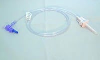 ICU Medical Macrobore Transfer Set with Dual Check Valve, 42" Tubing, 50/Case