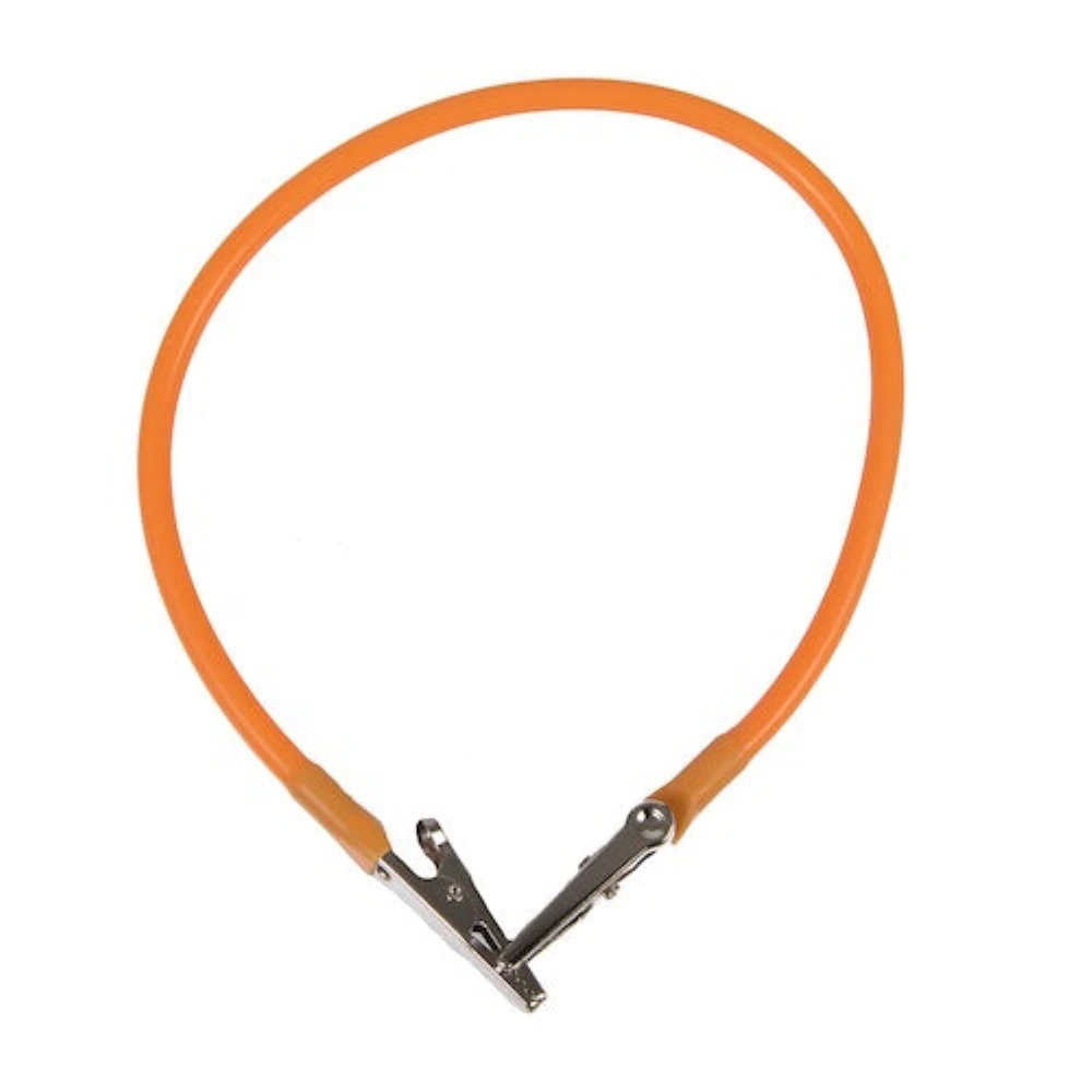Hager Worldwide Super Bib Clip, Orange, 14", Autoclavable, 1/Pkg, 605285