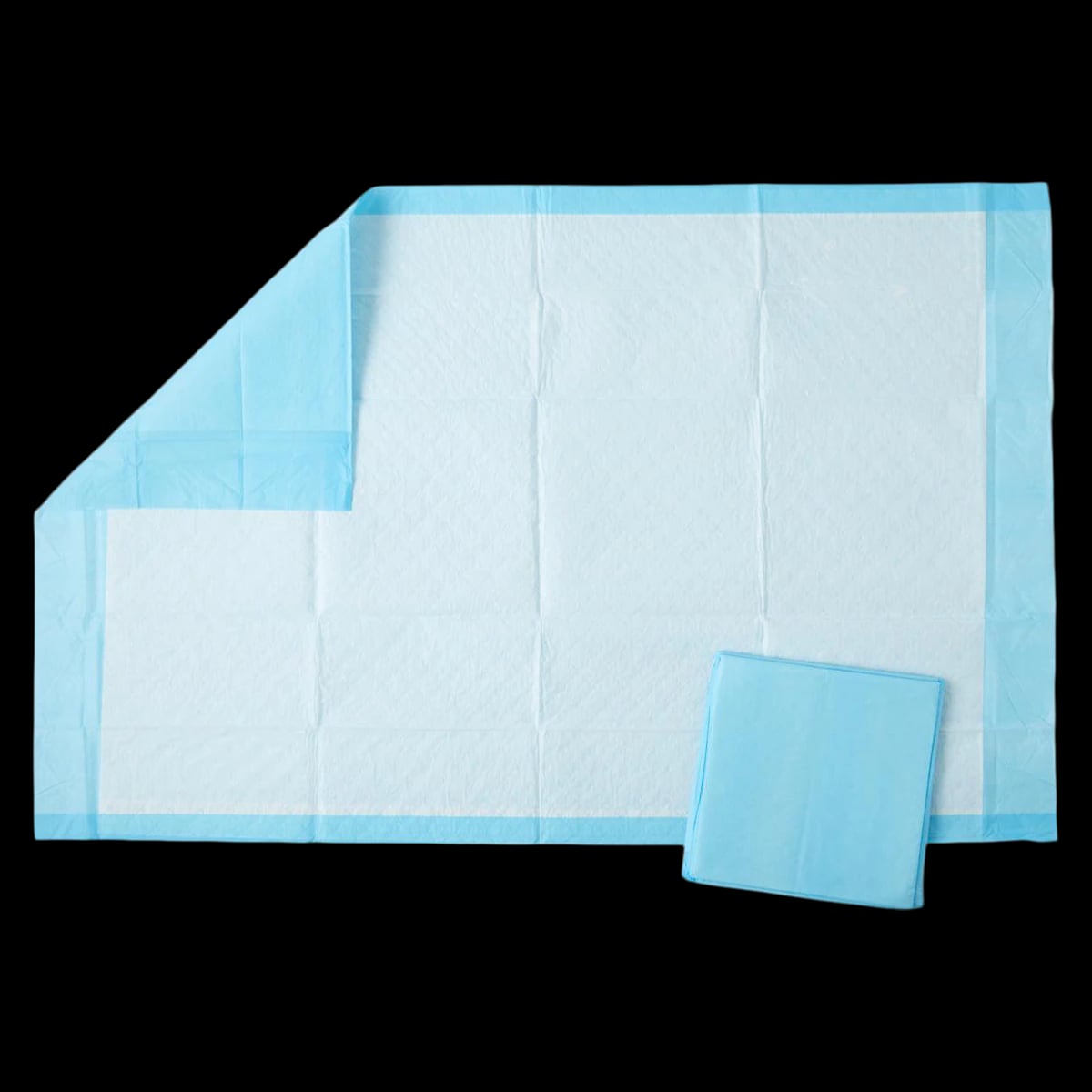 Medline ProtectionPlus Incontinence Underpad, 23" x 36", Moderate Fluff Core, White/Blue, 150/Case