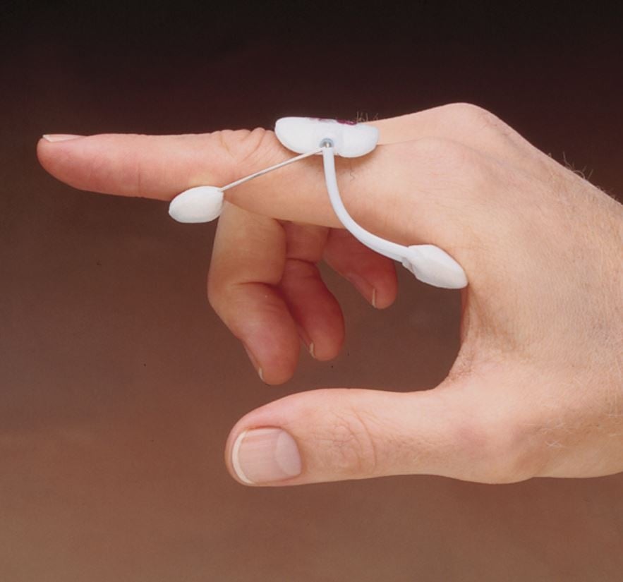 LMB Spring Extension Assist Splint, Finger, Wire, Size Medium, 3x1"