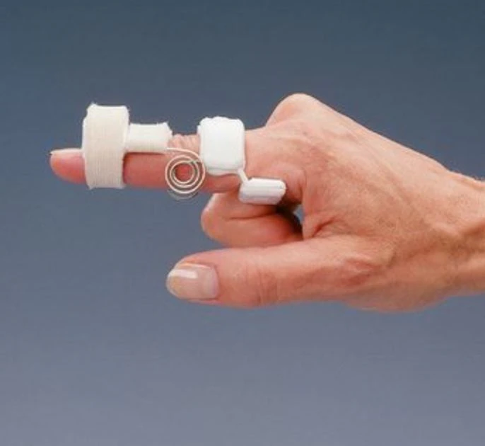 Rolyan Sof-Stretch Coil Extension Splint Finger, Size Medium, 2-1/2"