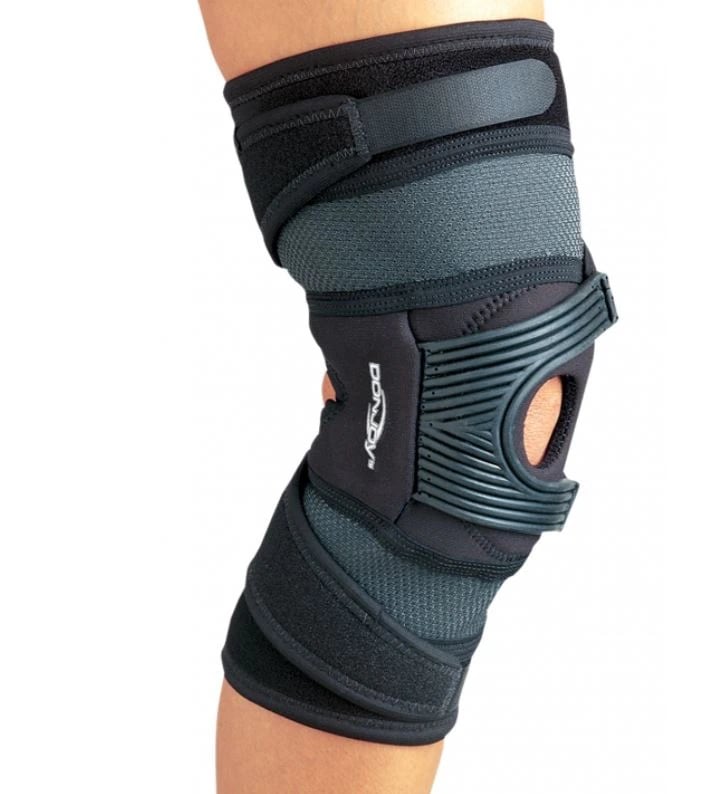 Tru-Pull Advanced Sleeve Knee Brace, Hinged, Right, Adult X-Large, Drytex, 23.5-26.5"