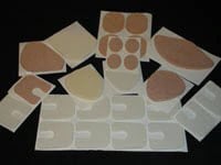 Superior Felt & Filtration Orthopedic Foam Pad, 1/16" Thick, 1.12" x 0.78", #251