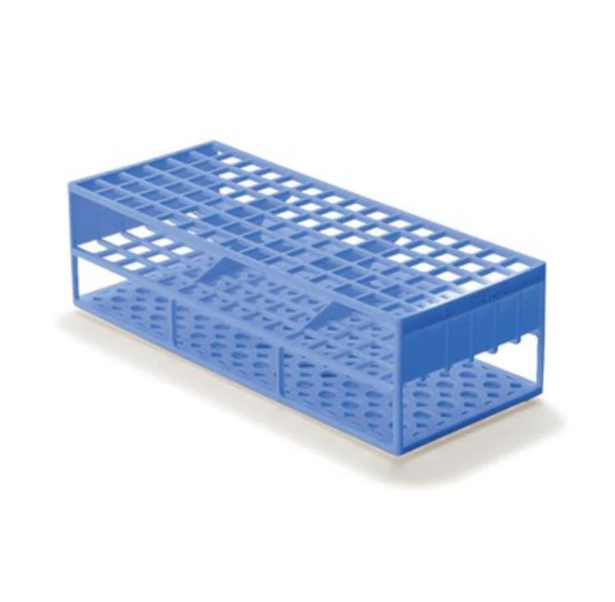 Marketlab Tube Rack, Acetal Resin, 13mm, 90-Place, Blue, 2/Package