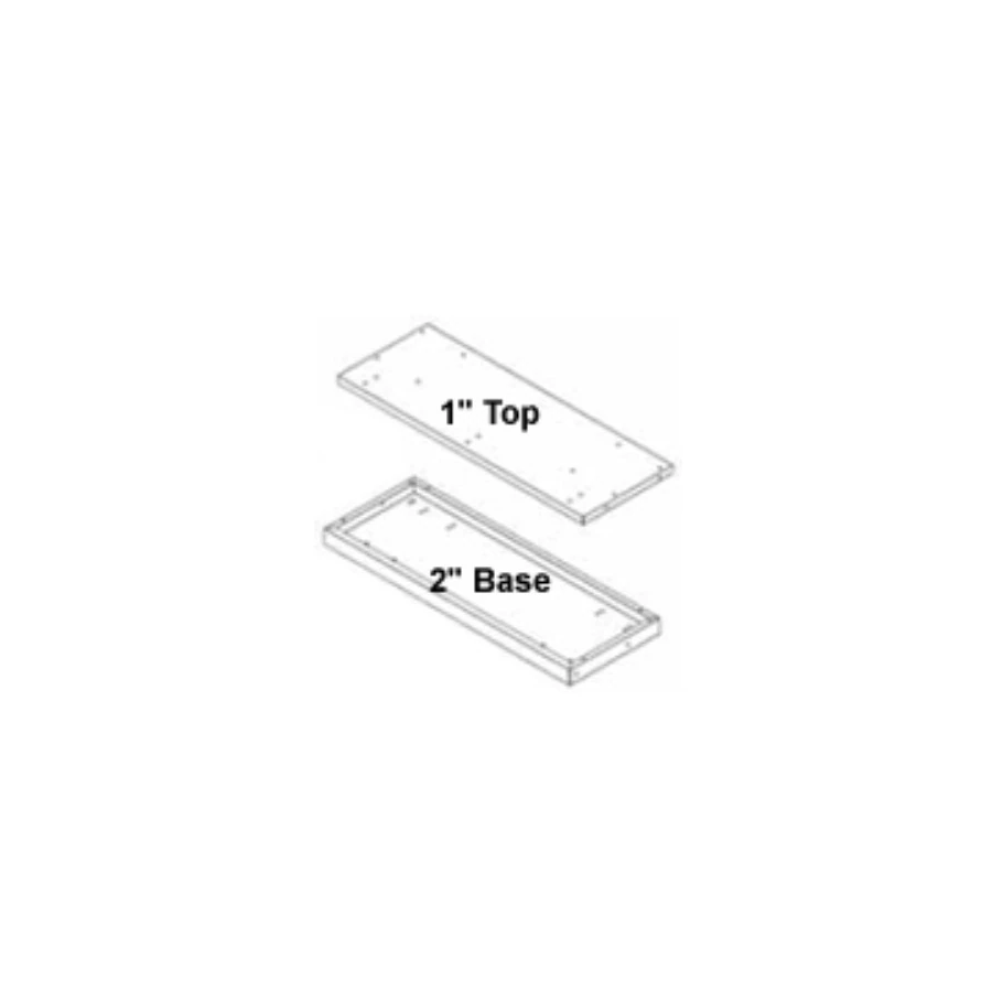 Datum Filing Systems ThinStak Storage Base/Top for 48" Tier, 48 x 13-3/16 x 3"