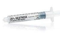 Dextrose 25% Injection, 2.5g, Prefilled Ansyr Syringe, 10mL, 10/Package