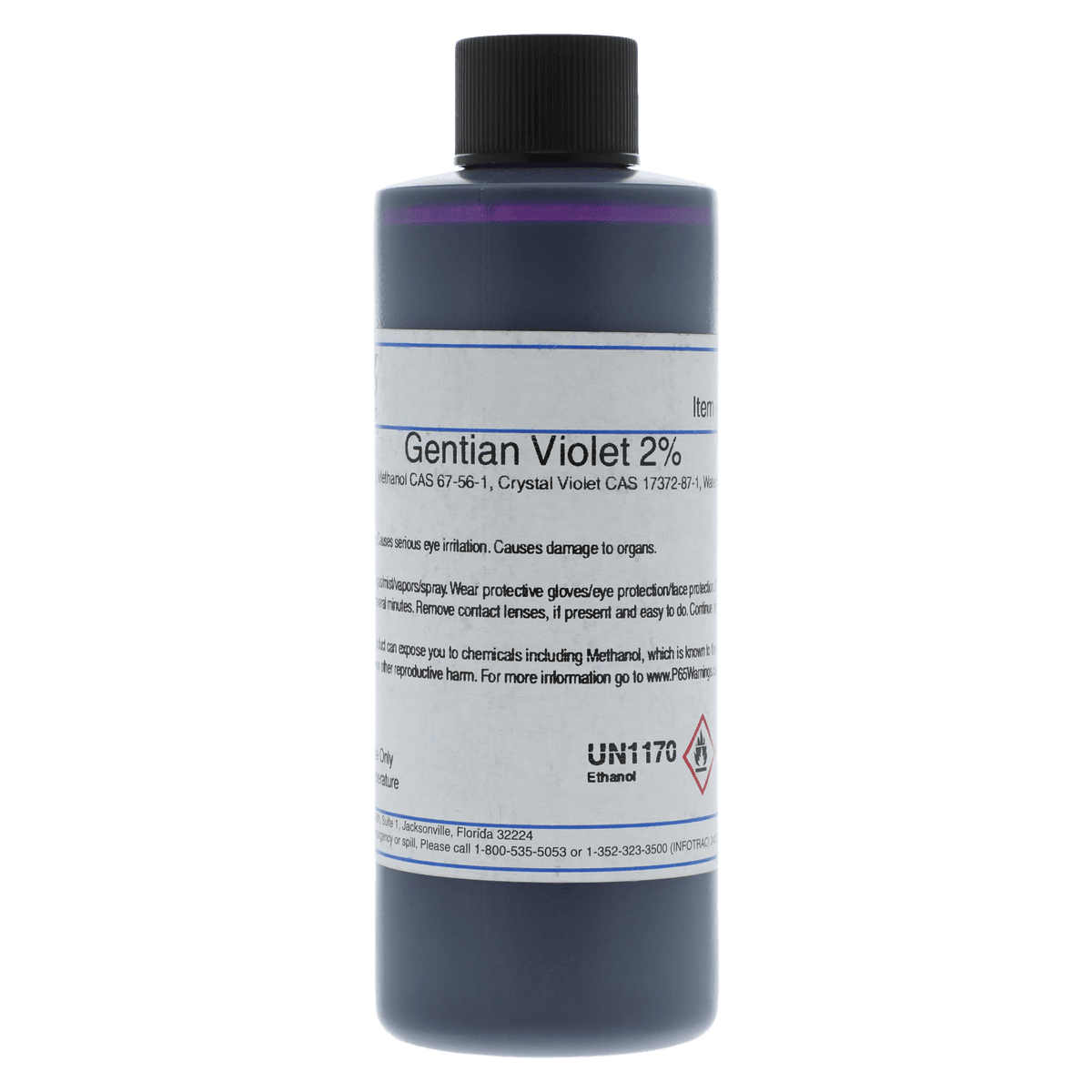 Gentian Violet Stain 2% Solution, 4 oz Bottle