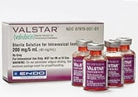 Valstar Sterile Solution Injection 40mg/mL, Single Dose Vial, 5mL, 01KT0J0868Q1WA7HZF3NC8A5RV