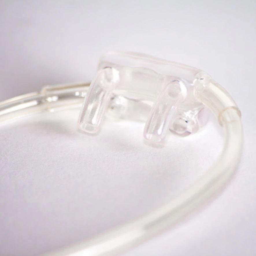 Flexicare Nasal Cannula Dual CO2/O2, Adult, Female Luer, Clear, 7' Tubing, Universal Connector, 25/Box