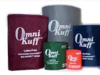 Welch Trimline Omni-Kuff Blood Pressure Cuff, Adult Large, Size 11, Navy Blue, Latex-Free, 2-Tube Reusable, Each
