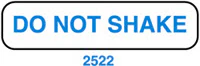 Health Care Logistics Do Not Shake Warning Label, White/Blue, 1-5/8" x 3/8", 1000/Roll