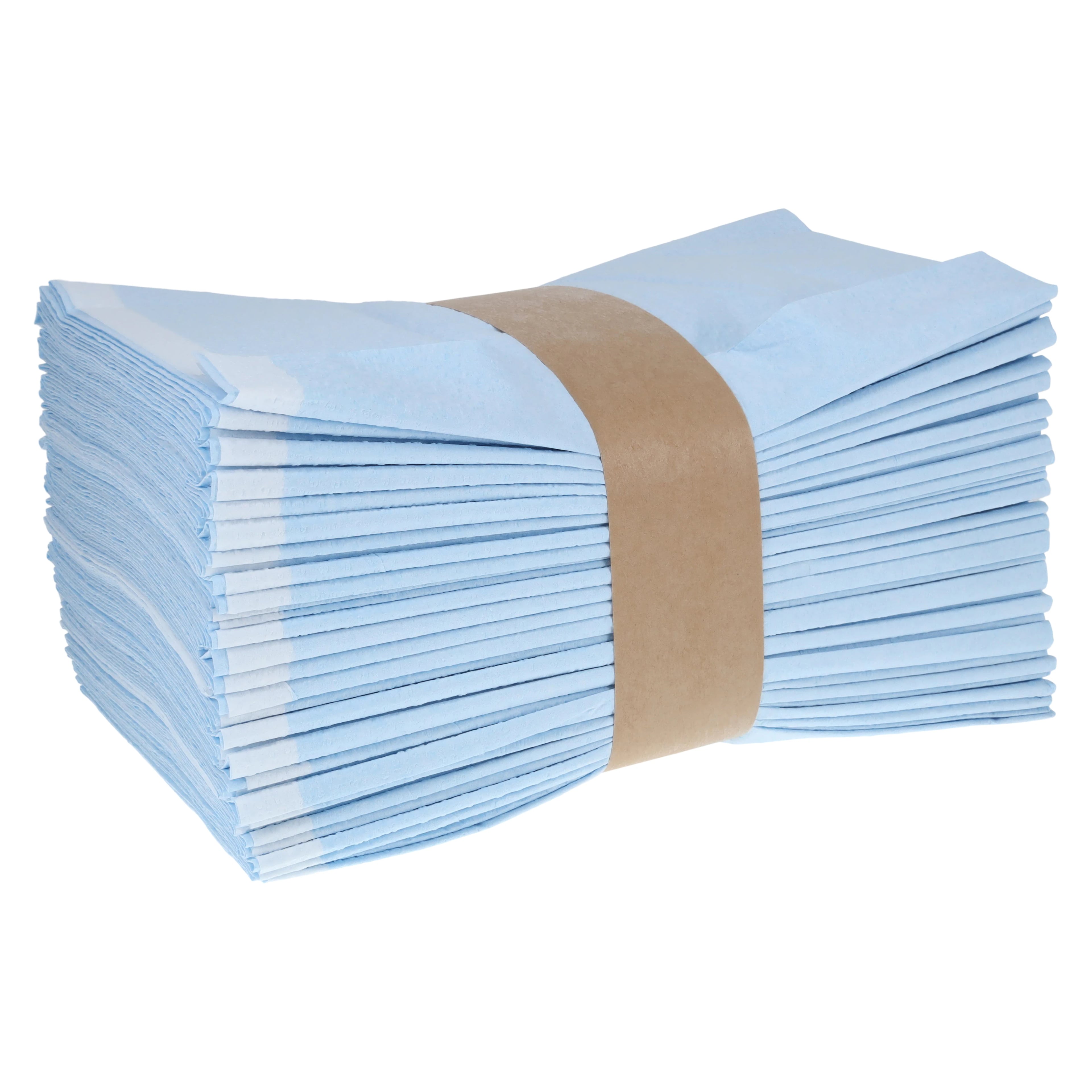 Graham Medical Drape Sheet Fanfold Poly Blue, 40x60", Non-Sterile