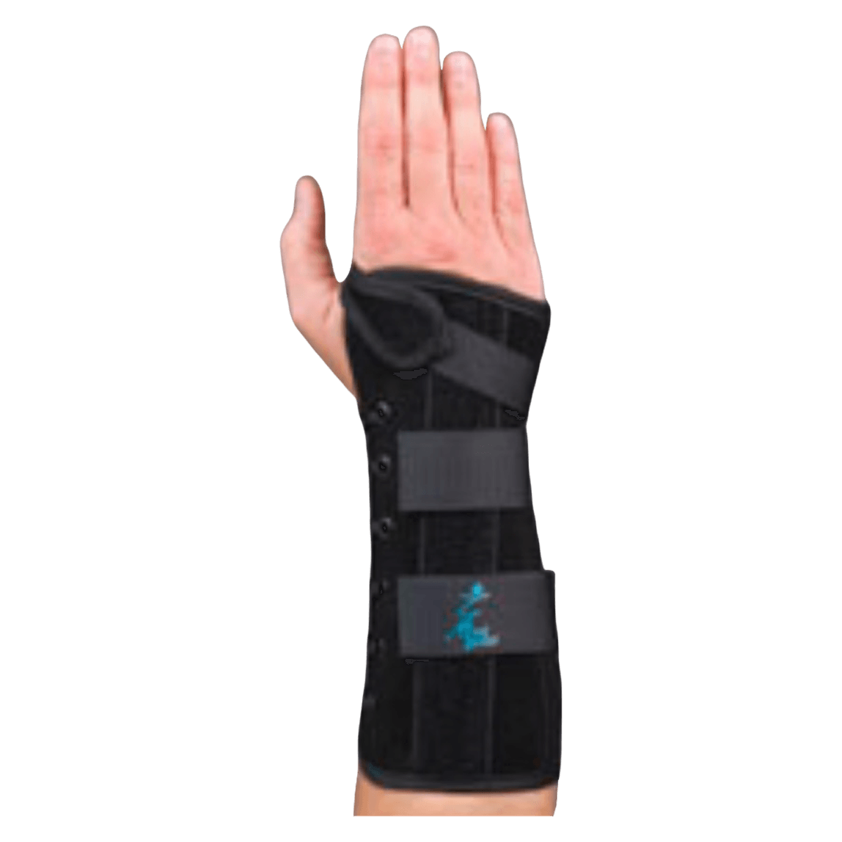 Medical Specialties Wrist Lacer Support, Elastic, Adult, Size Medium, 10-1/2", Black