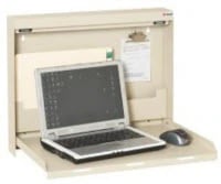Datum Nonlocking WallWrite® Fold-Up Desk, 20" W x 16-3/8" H x 3-3/8" D, 7 Color Choices