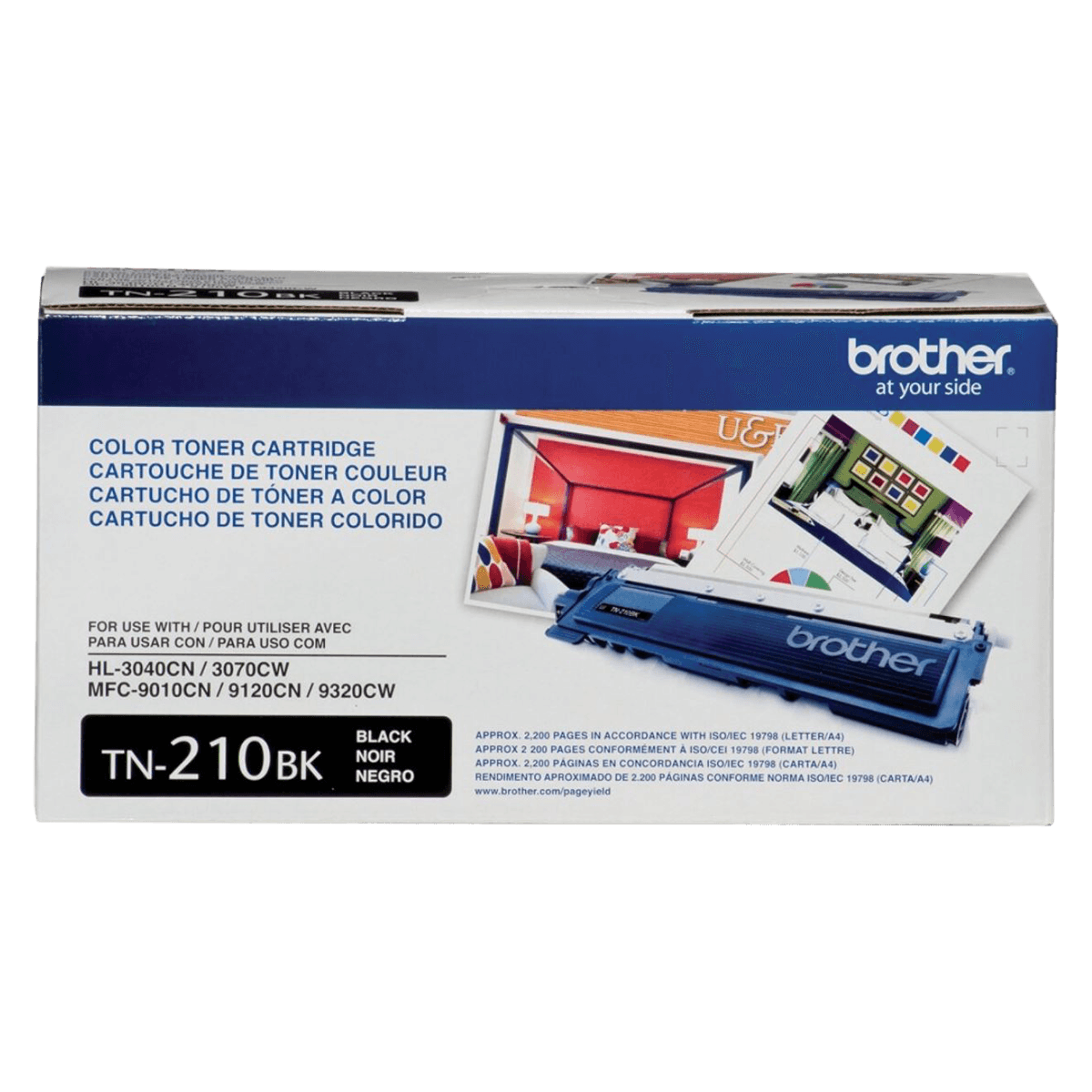 Brother TN-210BK Black Toner Cartridge