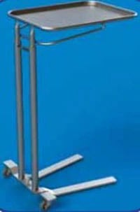 Mac Medical Mayo Stand, Foot Operated, Mobile Surgical Instrument Stand