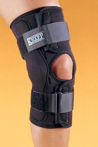 Hely & Weber Knapp Knee Orthosis Brace, Adult Neoprene, X-Small, 10-12", Black