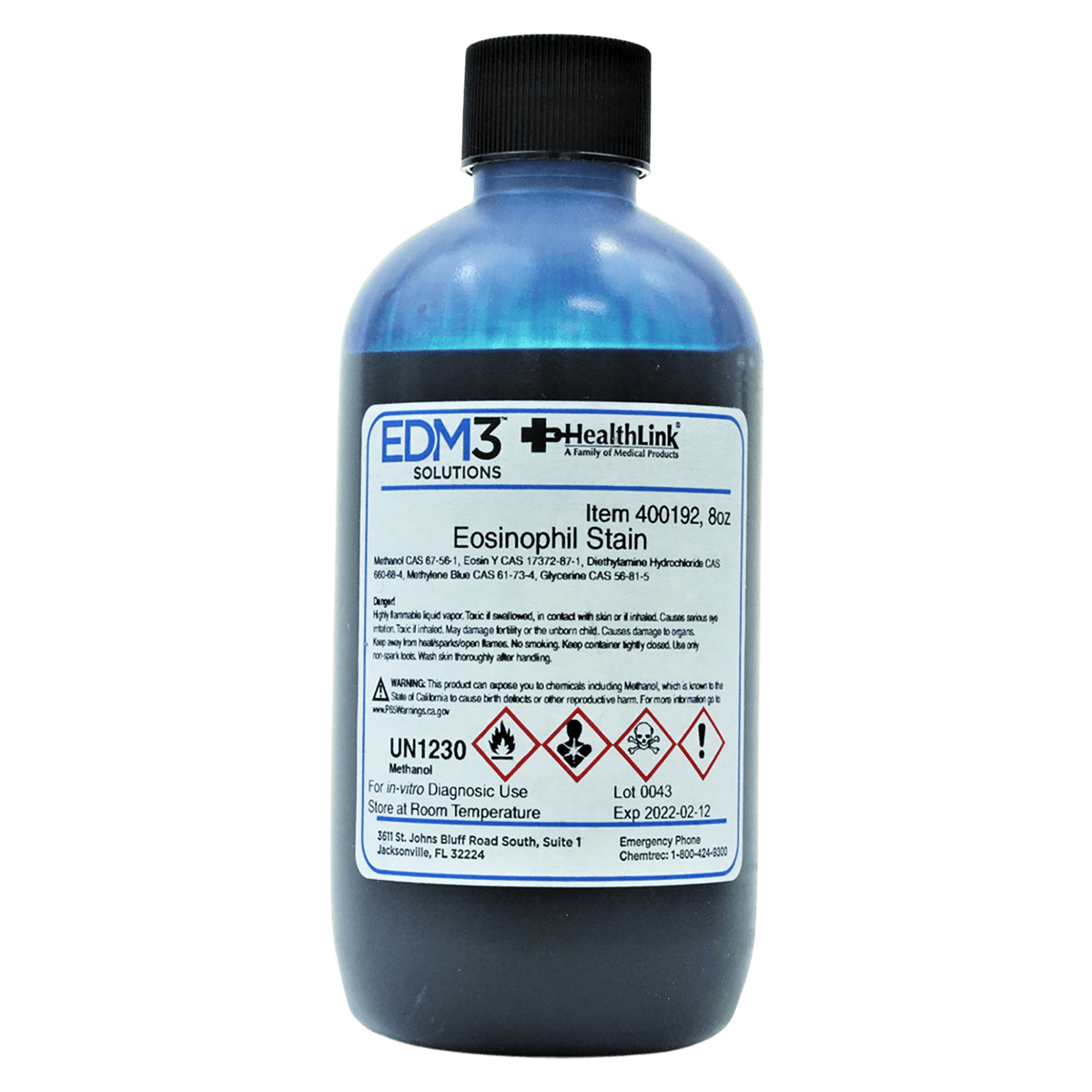 Eosinophil Stain, 8 oz Bottle