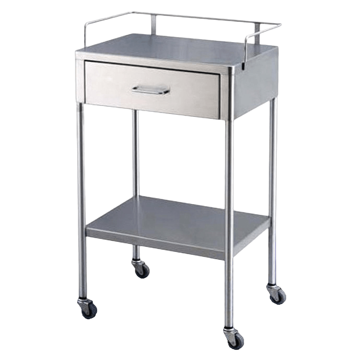 Medline Utility Table with 1 Drawer and Shelf, 20" x 16" x 35"