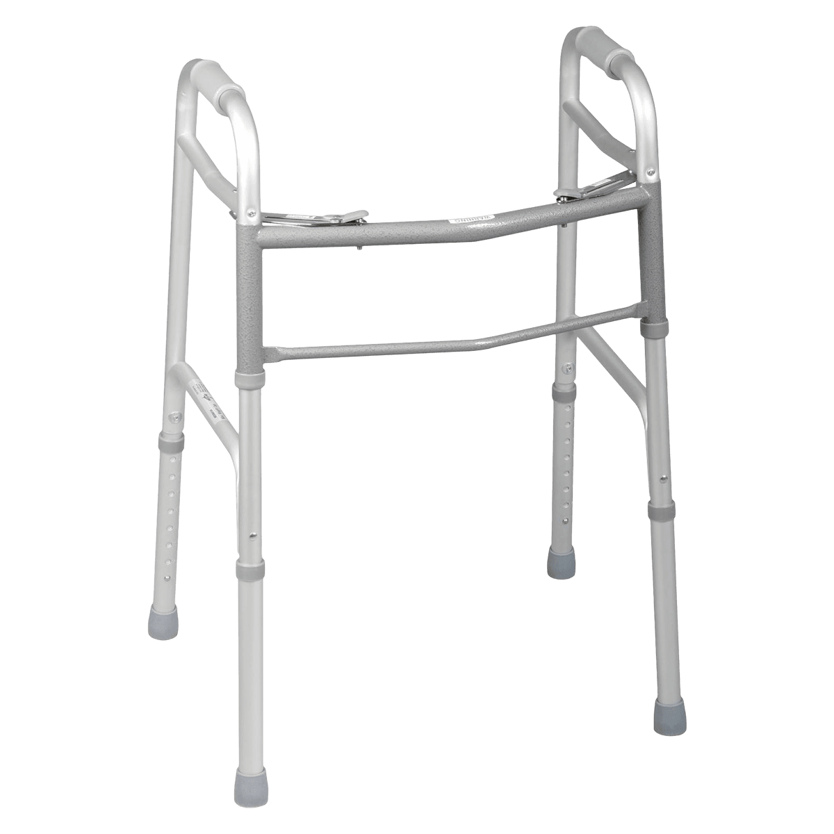Medline Folding Adjustable Walker, Junior, 300 lb Capacity, with Glides
