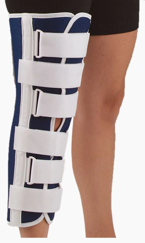DeRoyal Immobilizer Knee, Adult Canvas, Size Small (14-16"), 24" Length