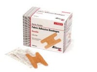 Pro-Advantage Adhesive Bandage, Fabric, Knuckle, 1.5" x 3", Tan, Non-Sterile, 100/Box