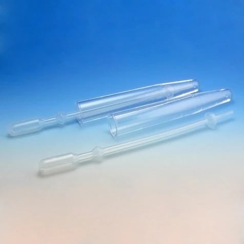 Globe Scientific Quick-Prep Urinalysis System Pipette and Tube, 12 mL, Clear, Conical Bottom, Non-Sterile, Disposable, 1000/Case