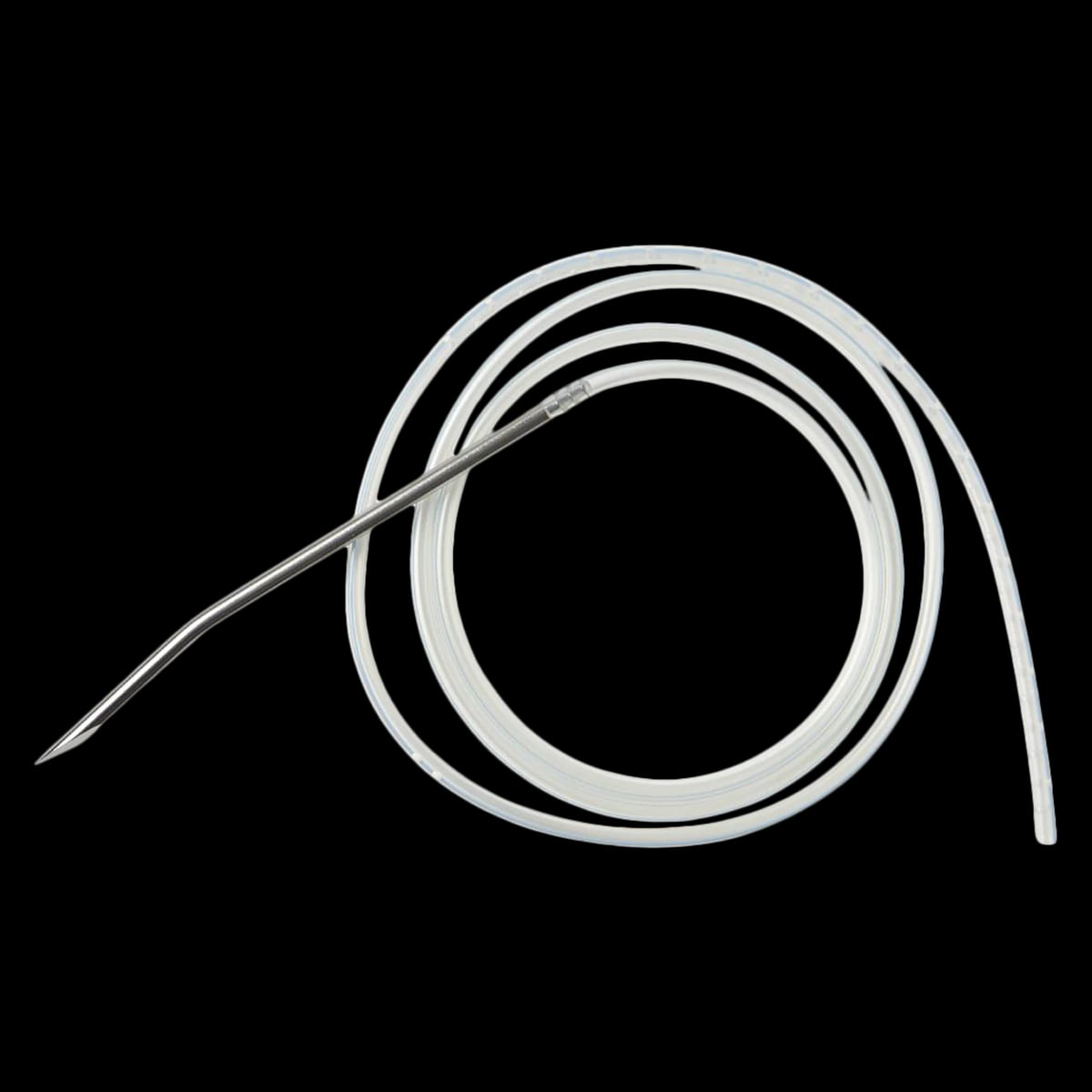 Medline Silicone Wound Drain, 19Fr, Round Tip, End Perforated