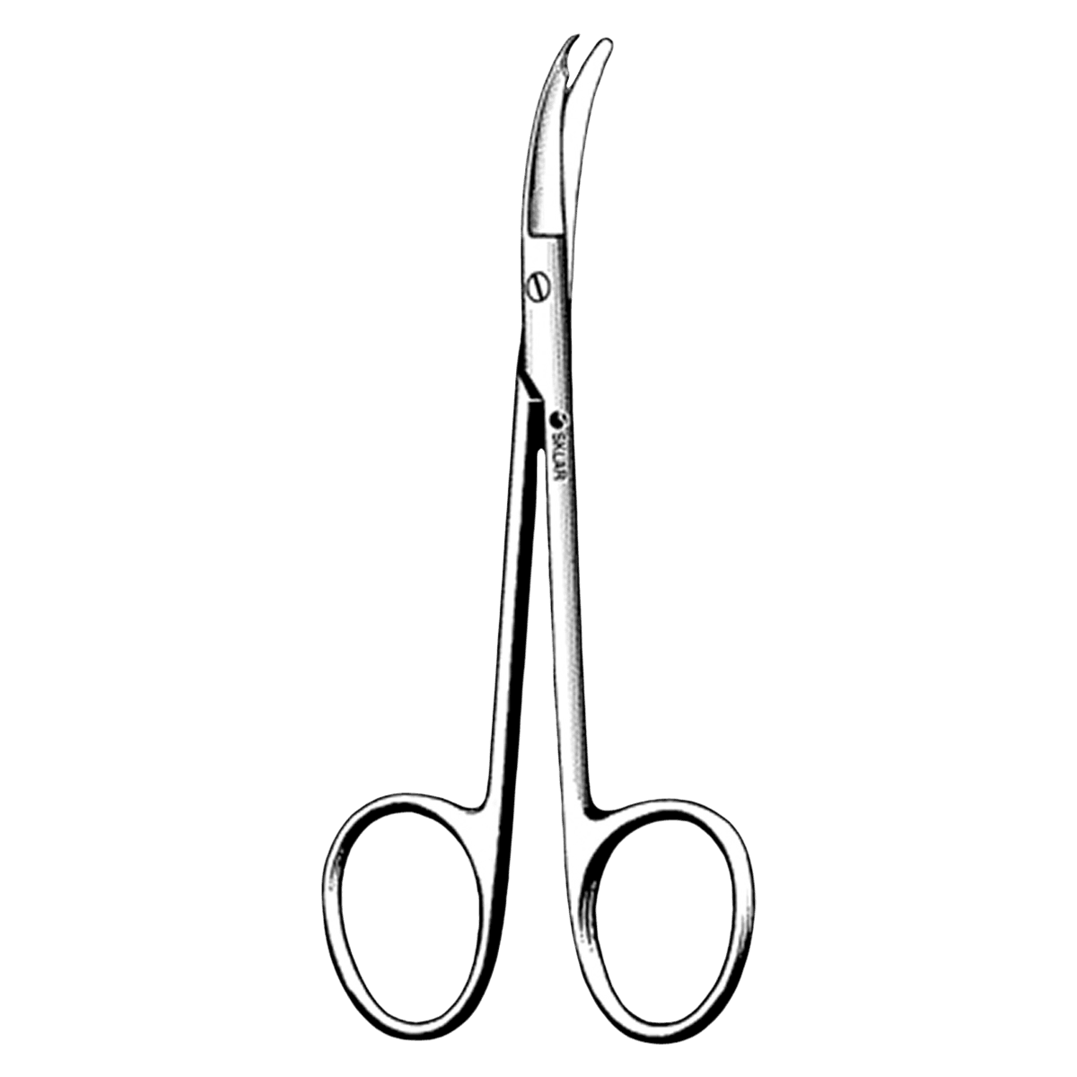 Sklarlite XD Shortbent Suture Scissors, Curved, 3-1/2" (9 cm), Stainless Steel, Non-Sterile, Reusable