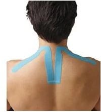 SpiderTech Therapy Tape Neck Pre-Cut, Black, Non-Sterile, 5/Package
