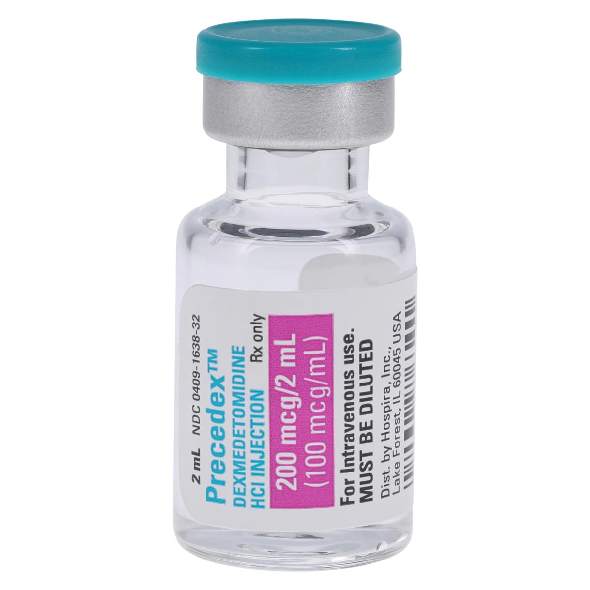 Precedex Injection 100mcg/mL SDV 2mL, 25/Package