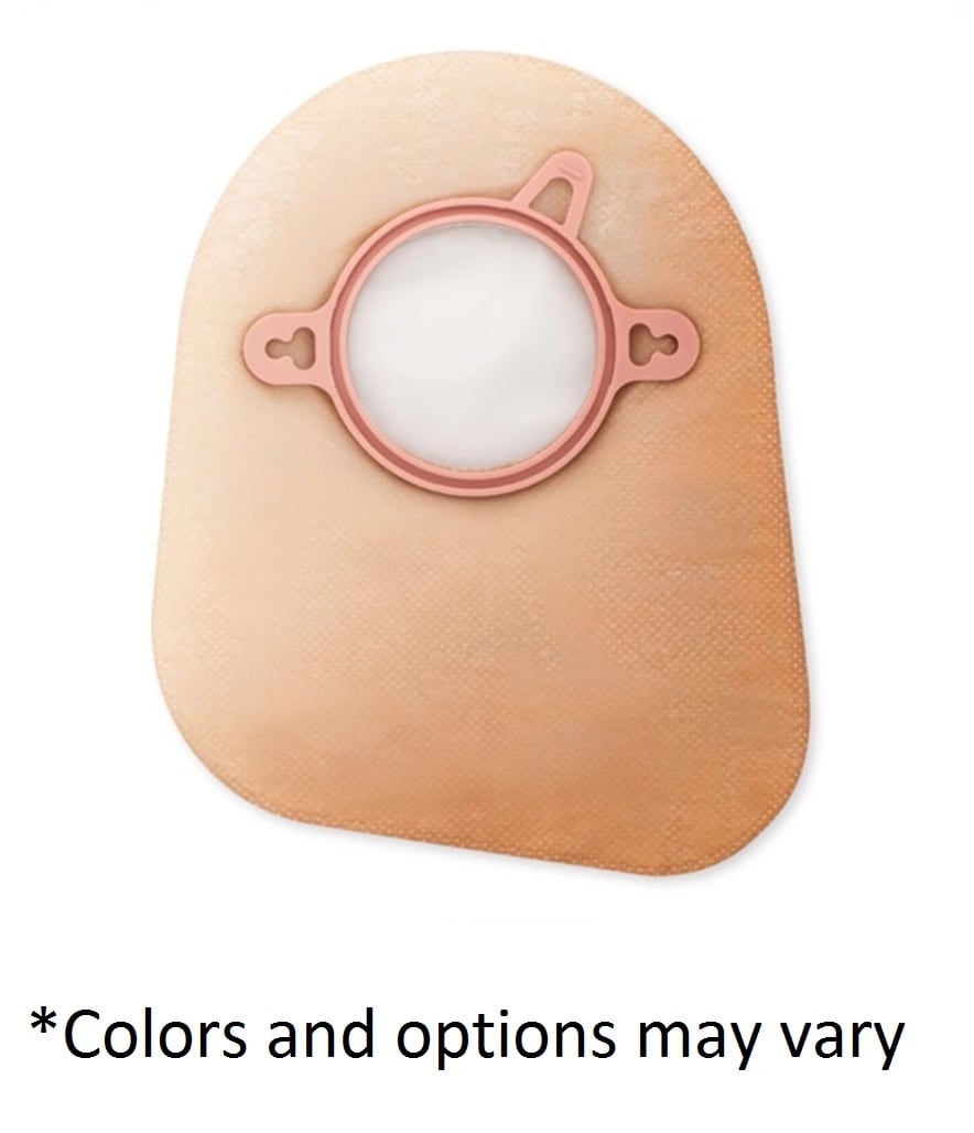 Hollister New Image QuietWear Closed Ostomy Pouch, Beige/Green