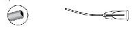 Visitec Lacrimal Cannula, 0.80 x 35 mm, Curved