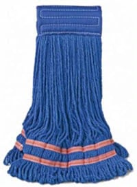 Medline Microfiber Loop Mop Head, Blue, 6/Case