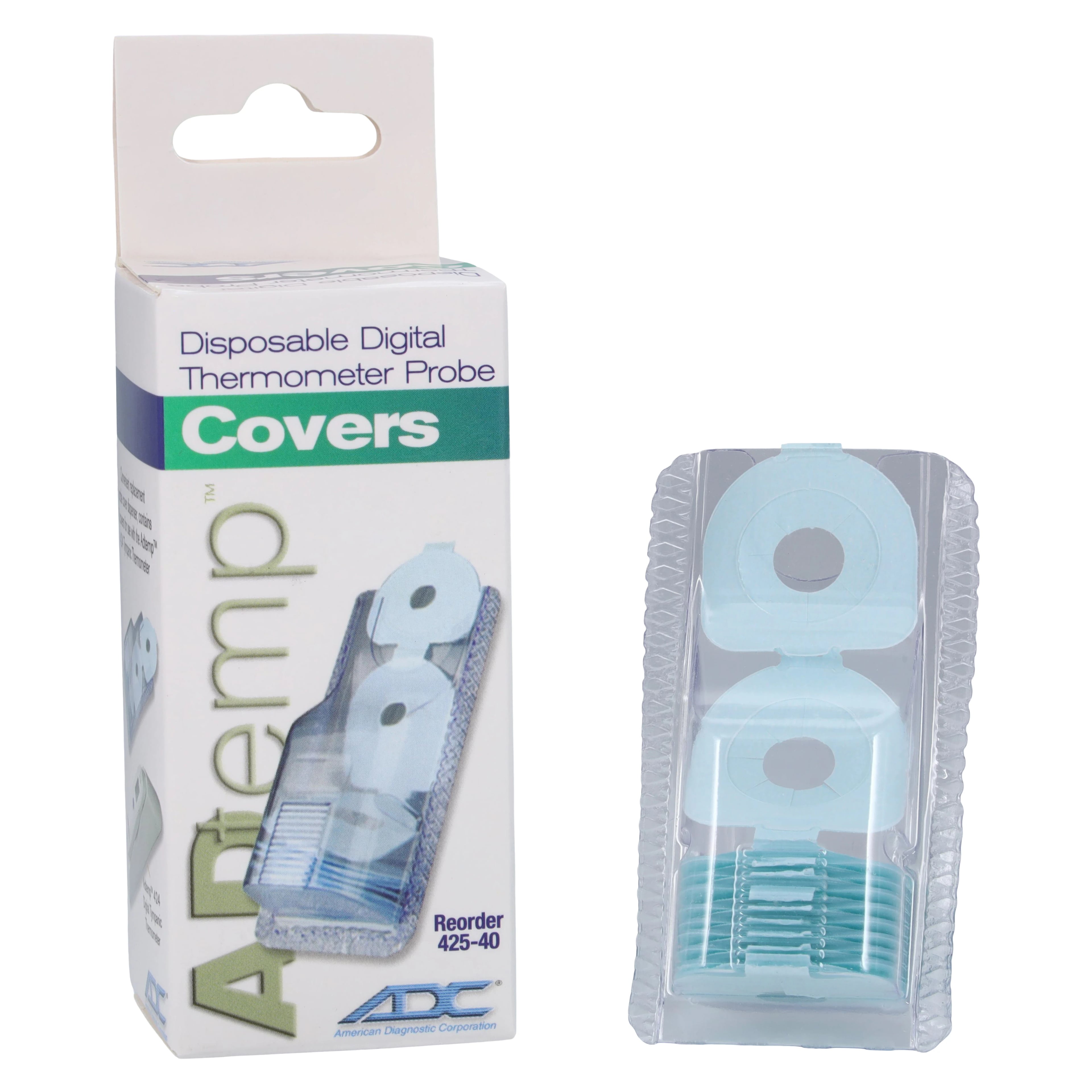American Diagnostic Adtemp Tympanic Thermometer Probe Sheaths, Non-Sterile, 40/Package